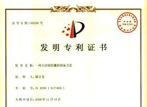 一種大活絡(luò)膠囊的制備方法發(fā)明專(zhuān)利證書(shū)